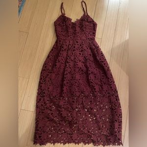 ASTR The Label Maroon Dress